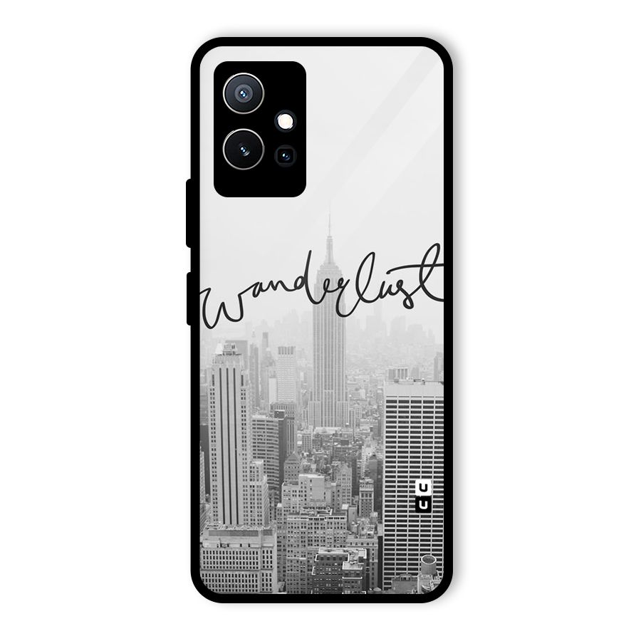 City Wanderlust Monochrome Glass Back Case for Vivo iQOO Z6