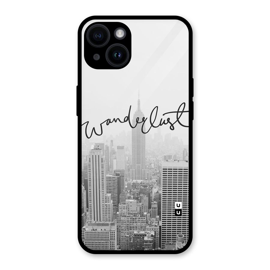 City Wanderlust Monochrome Glass Back Case for iPhone 14