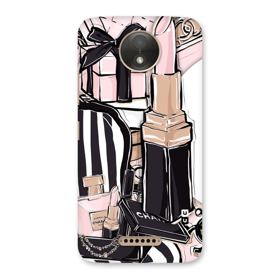 Class Girl Design Back Case for Moto C Plus