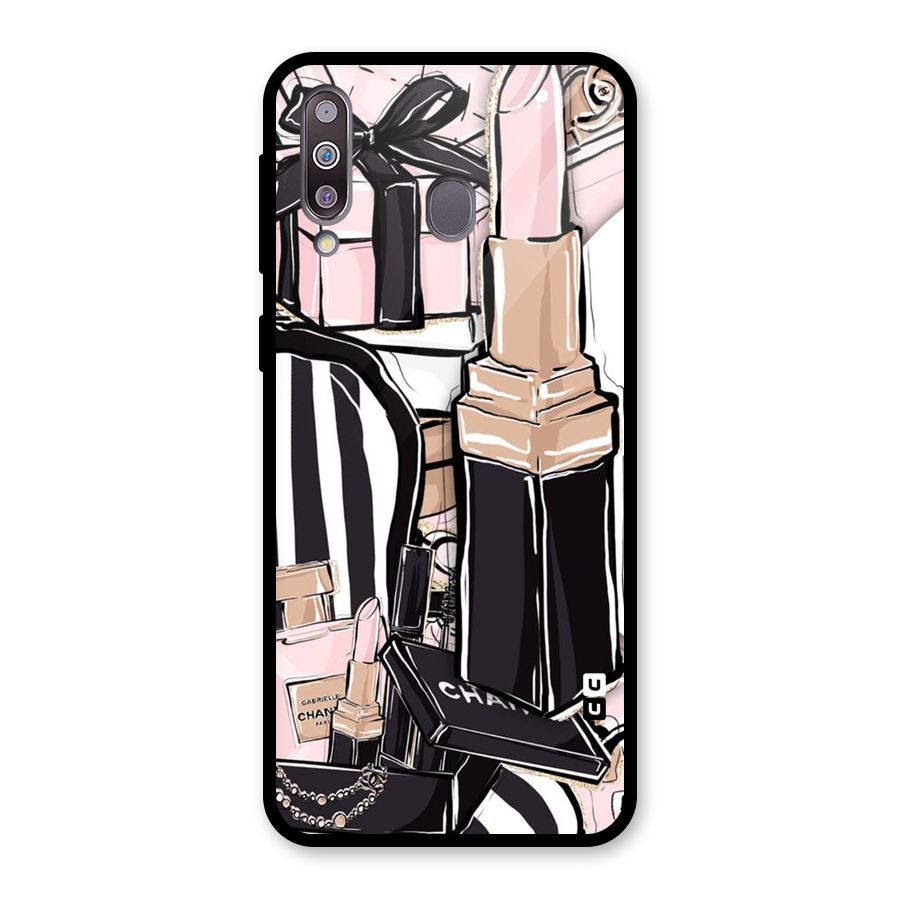 Class Girl Design Glass Back Case for Galaxy M30