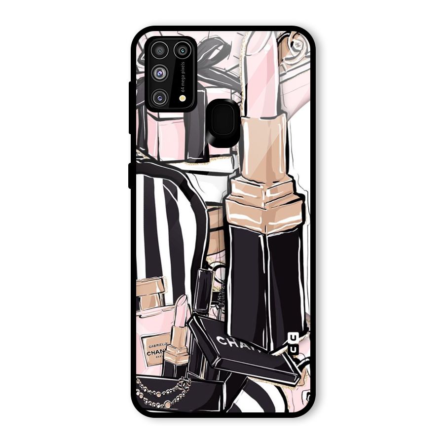 Class Girl Design Glass Back Case for Galaxy M31