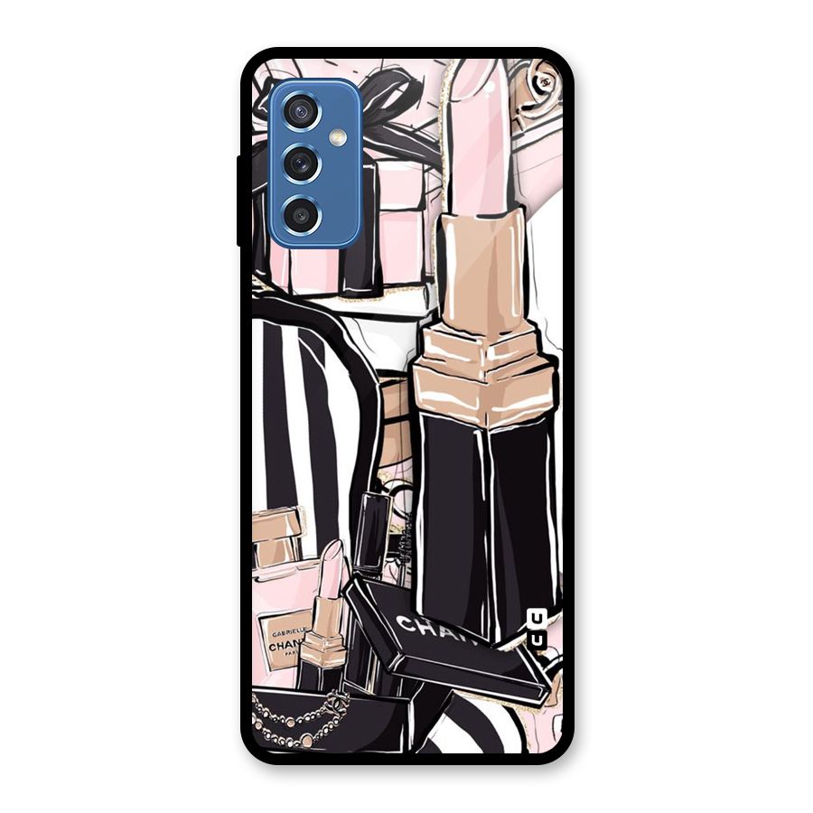 Class Girl Design Glass Back Case for Galaxy M52 5G