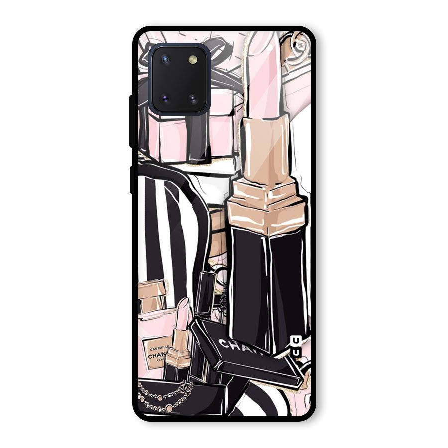 Class Girl Design Glass Back Case for Galaxy Note 10 Lite