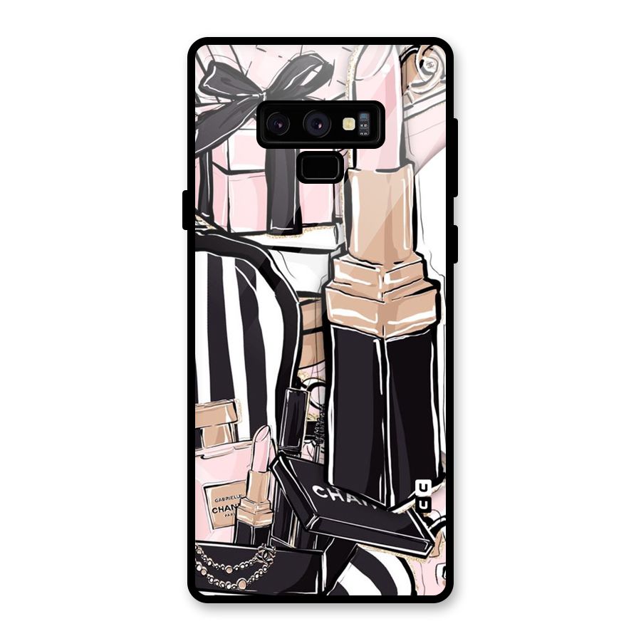 Class Girl Design Glass Back Case for Galaxy Note 9