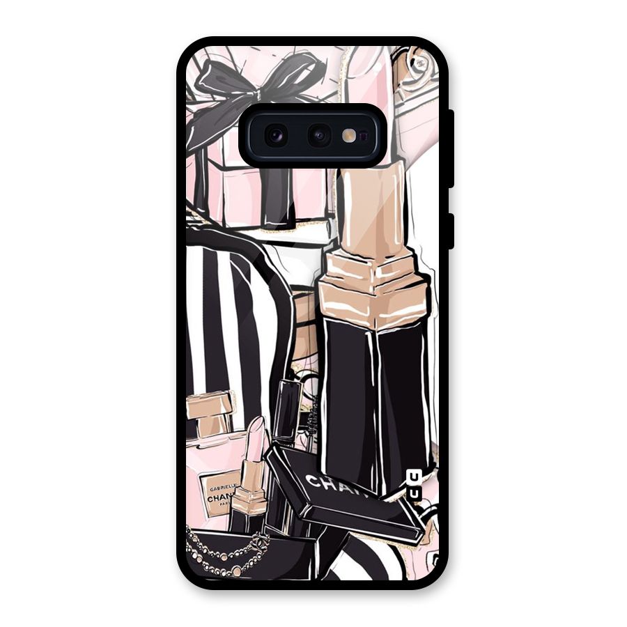 Class Girl Design Glass Back Case for Galaxy S10e