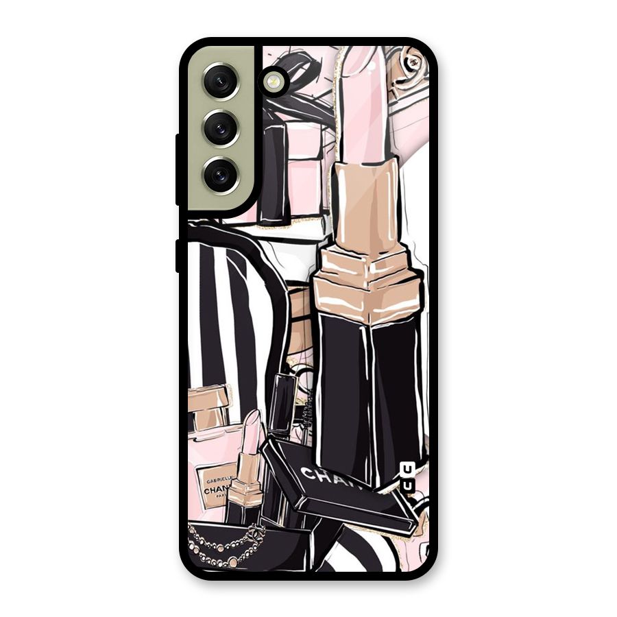 Class Girl Design Glass Back Case for Galaxy S21 FE 5G