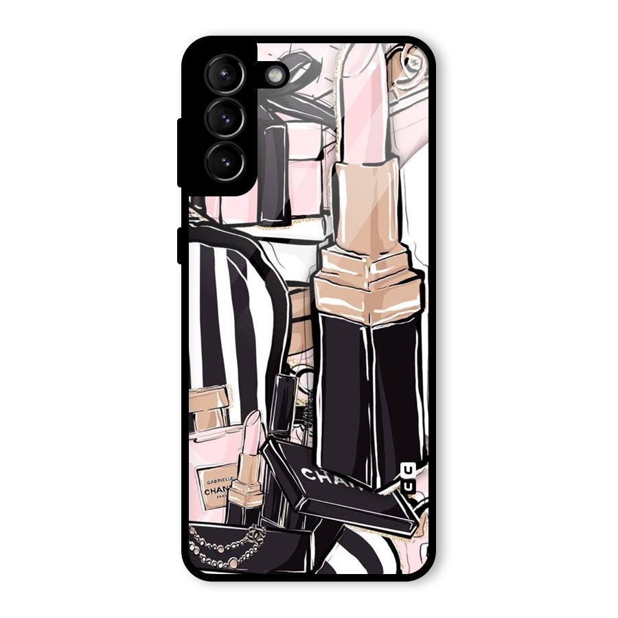 Class Girl Design Glass Back Case for Galaxy S21 Plus