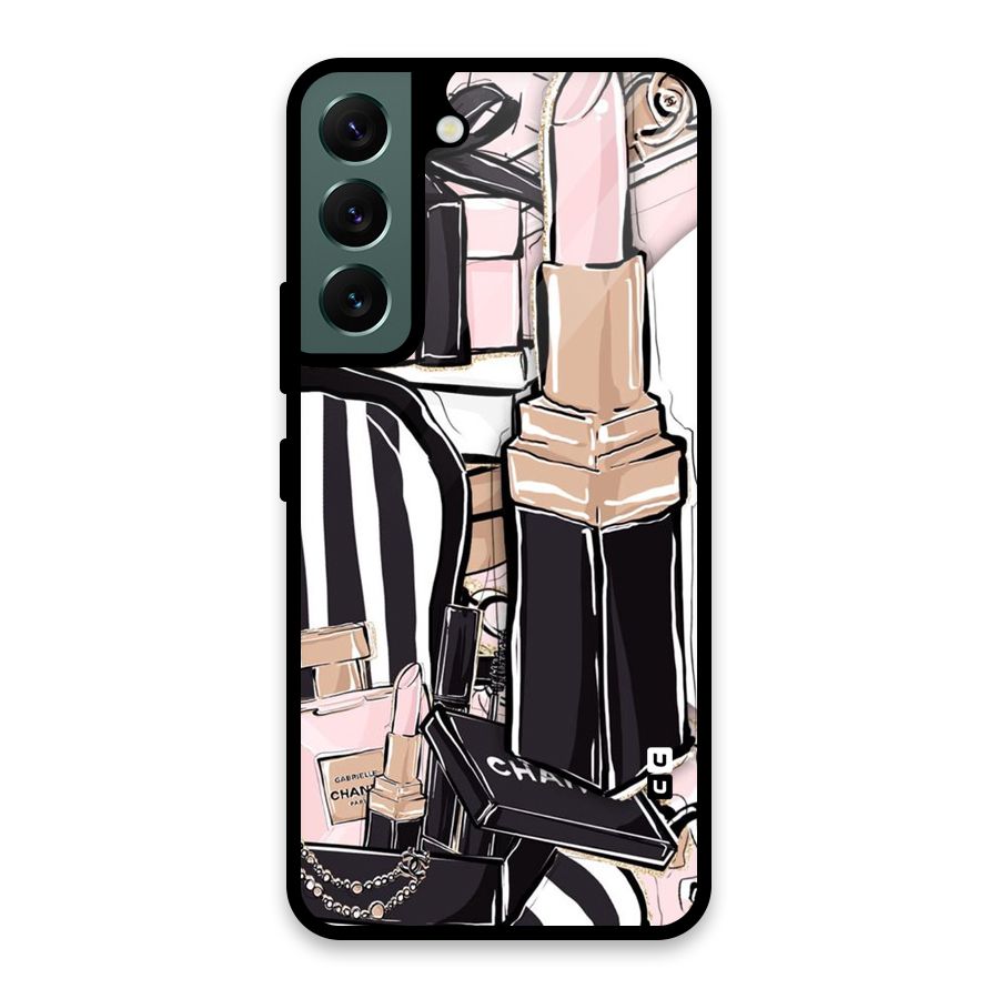 Class Girl Design Glass Back Case for Galaxy S22 5G