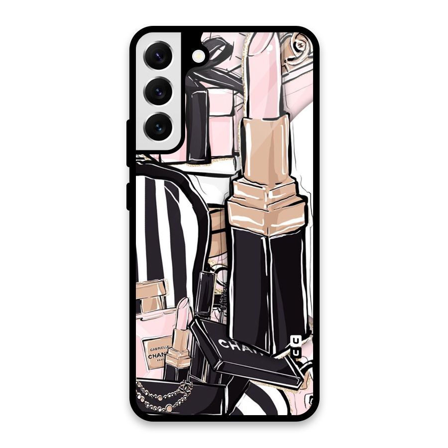 Class Girl Design Glass Back Case for Galaxy S22 Plus 5G