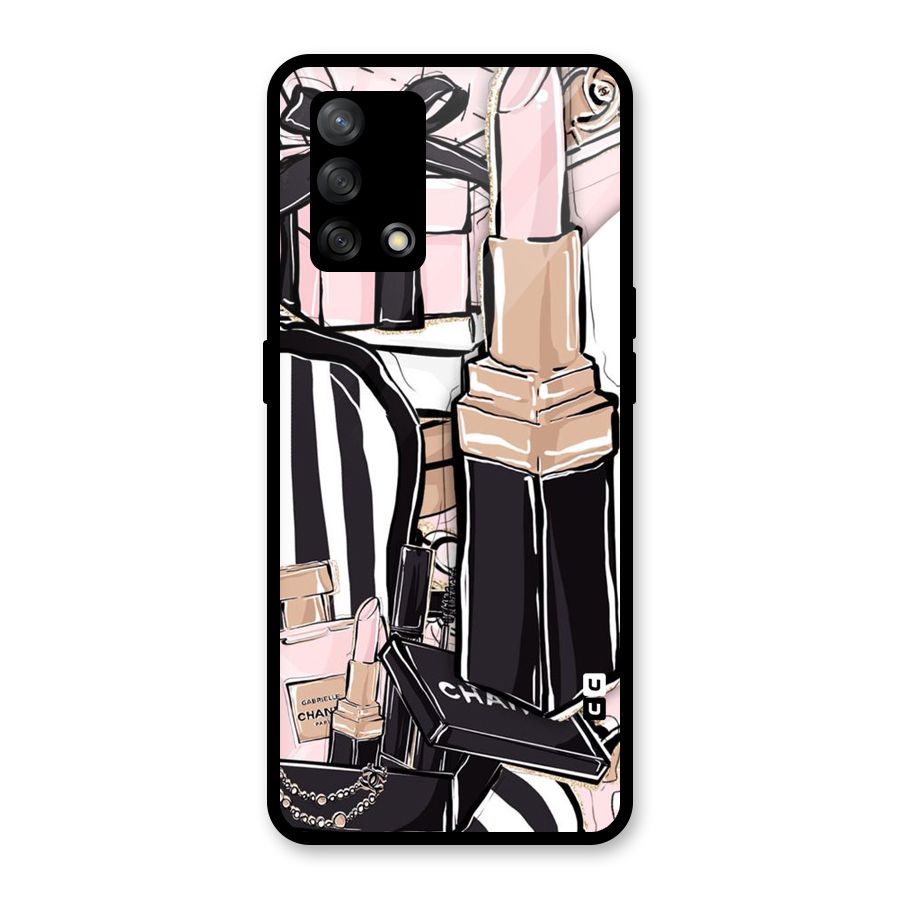 Class Girl Design Glass Back Case for Oppo F19