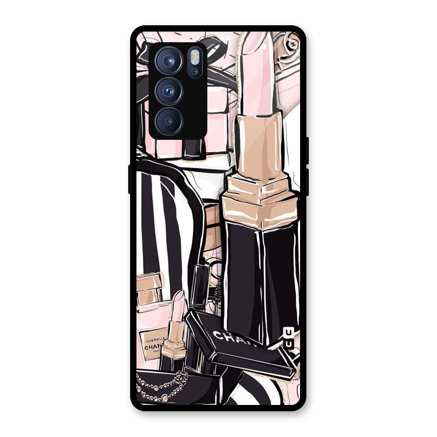 Class Girl Design Glass Back Case for Oppo Reno6 Pro 5G