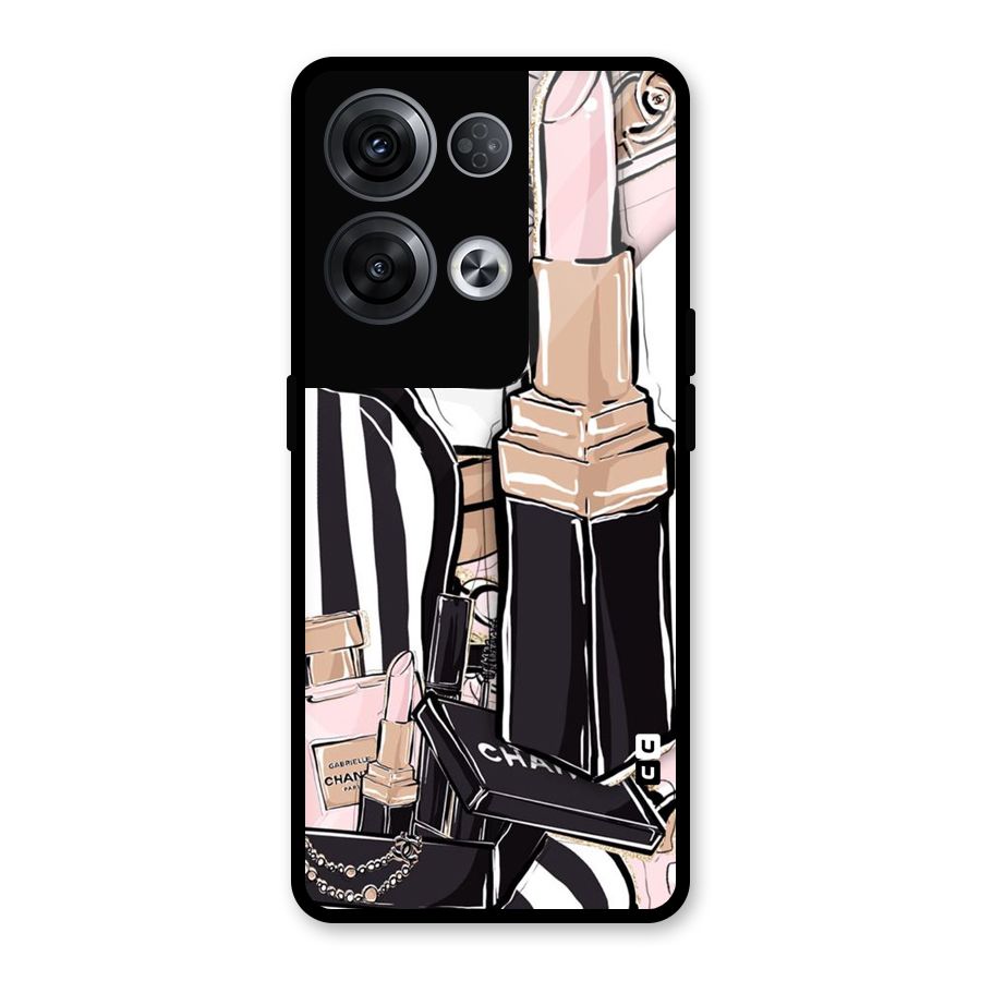 Class Girl Design Glass Back Case for Oppo Reno8 Pro 5G