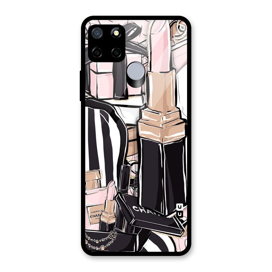Class Girl Design Glass Back Case for Realme Narzo 20