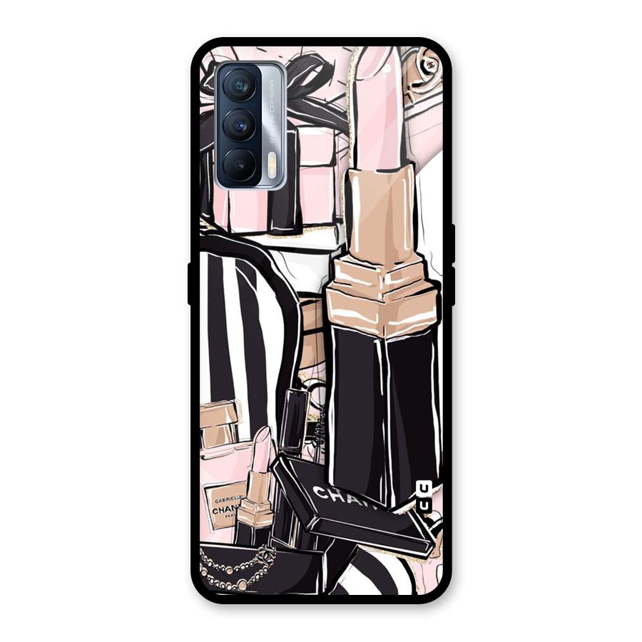 Class Girl Design Glass Back Case for Realme X7