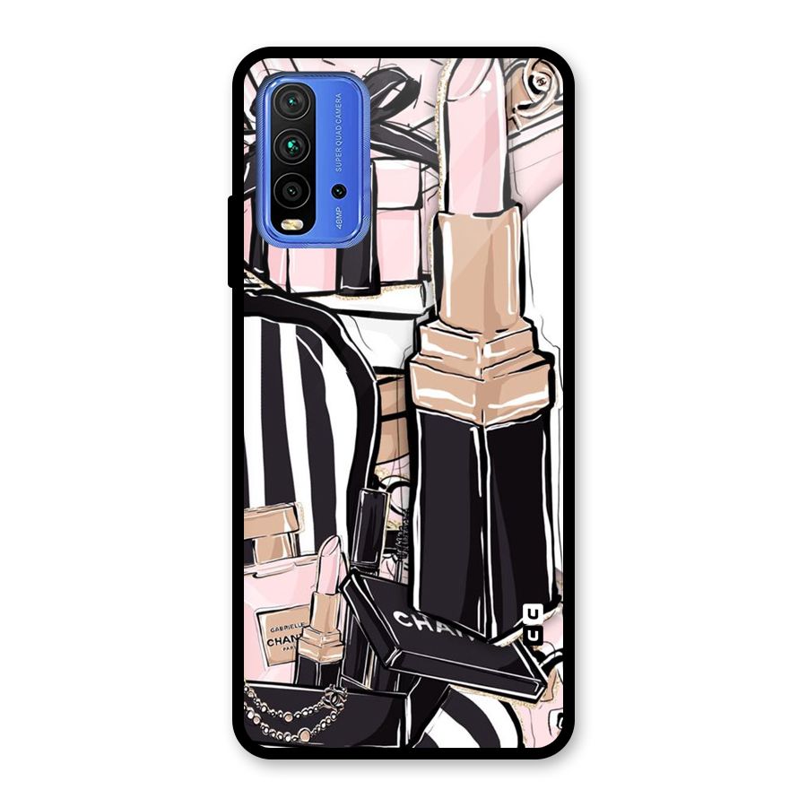Class Girl Design Glass Back Case for Redmi 9 Power