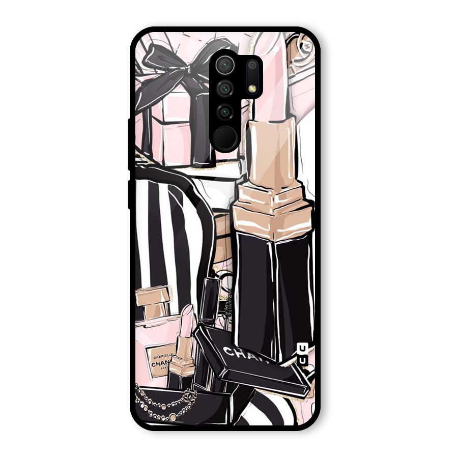 Class Girl Design Glass Back Case for Redmi 9 Prime