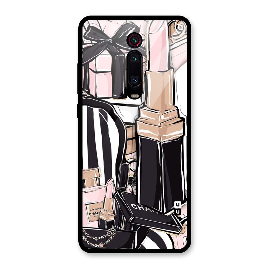 Class Girl Design Glass Back Case for Redmi K20