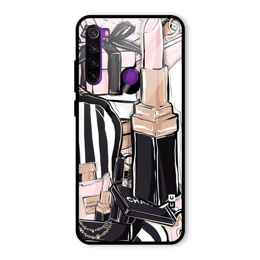 Class Girl Design Glass Back Case for Redmi Note 8