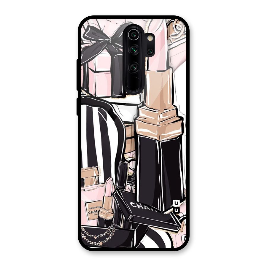 Class Girl Design Glass Back Case for Redmi Note 8 Pro