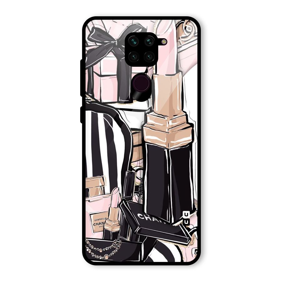 Class Girl Design Glass Back Case for Redmi Note 9
