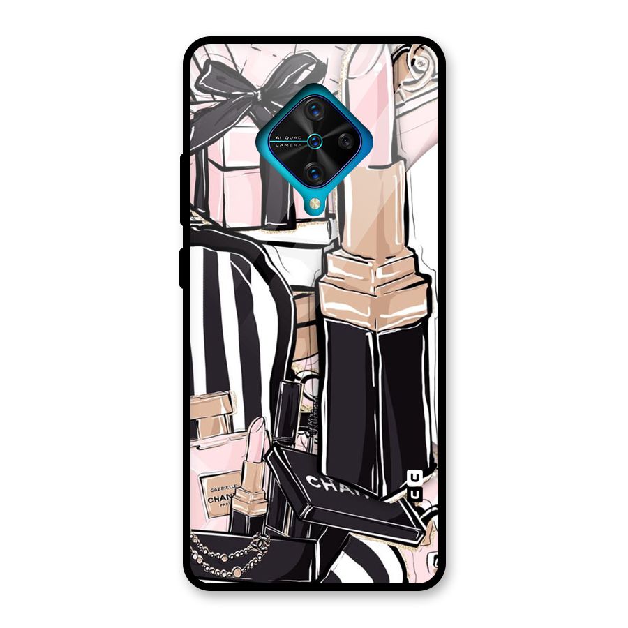 Class Girl Design Glass Back Case for Vivo S1 Pro