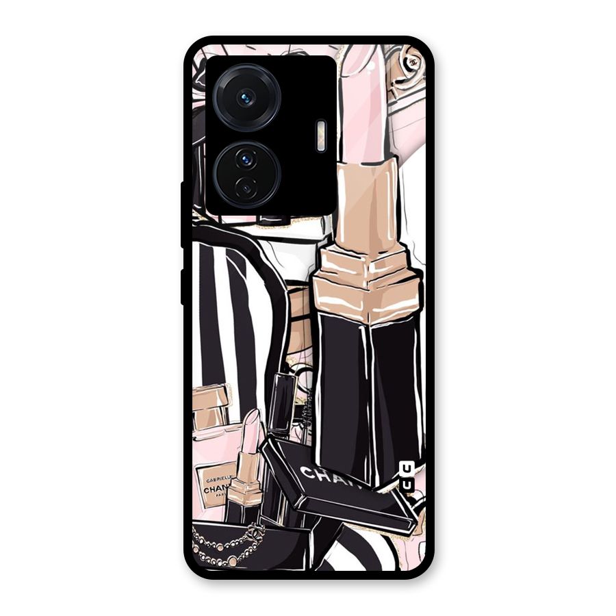 Class Girl Design Glass Back Case for Vivo T1 Pro