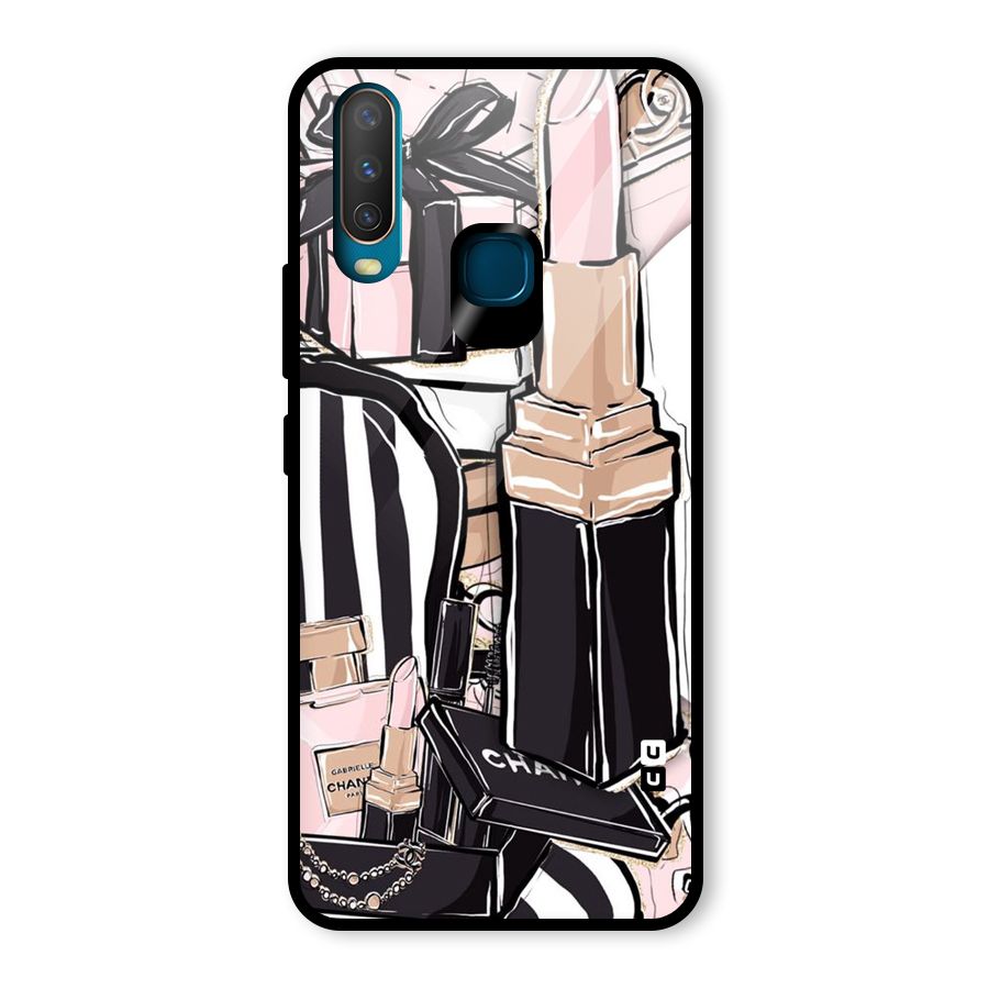 Class Girl Design Glass Back Case for Vivo U10