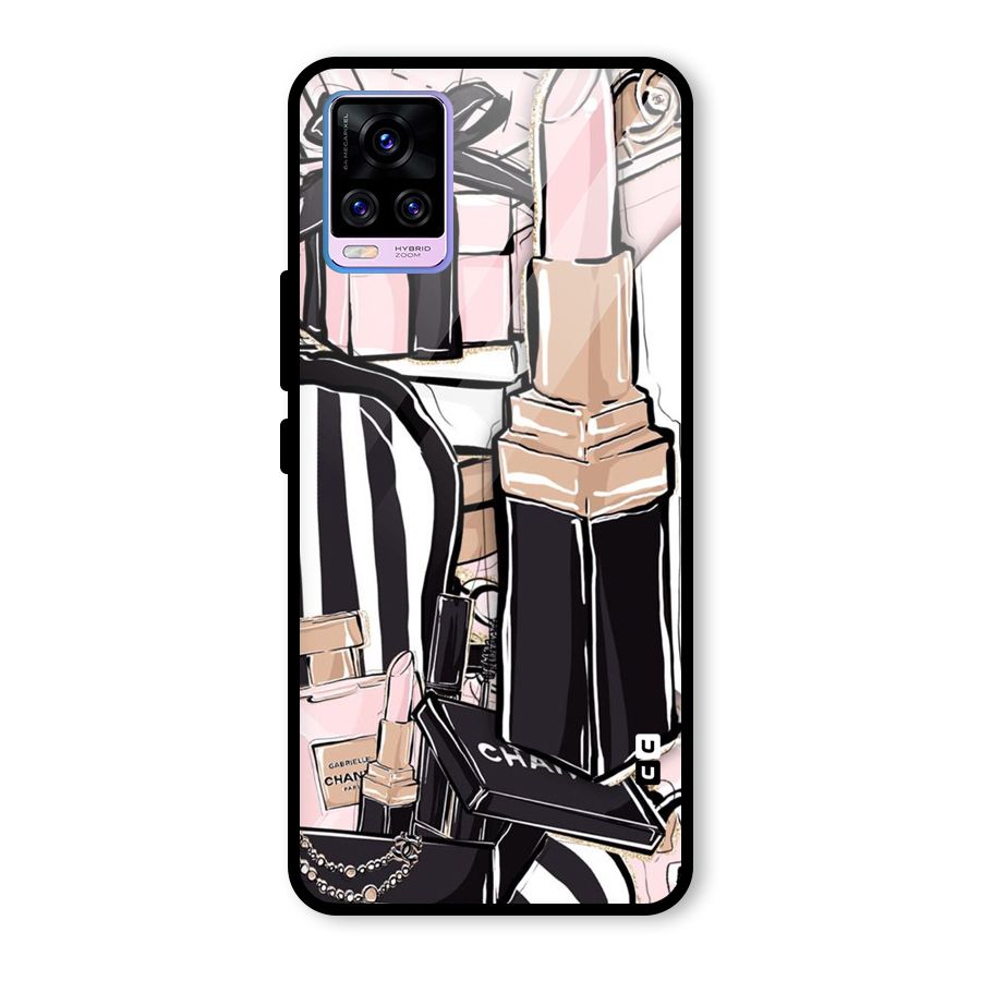 Class Girl Design Glass Back Case for Vivo V20 Pro