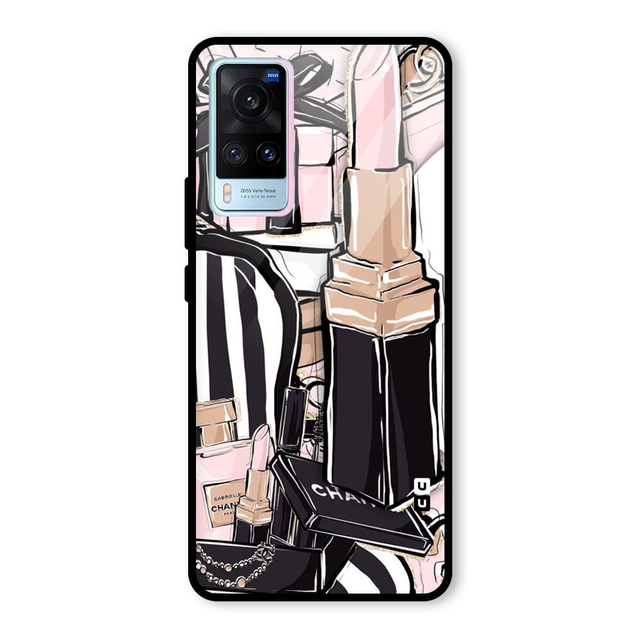 Class Girl Design Glass Back Case for Vivo X60