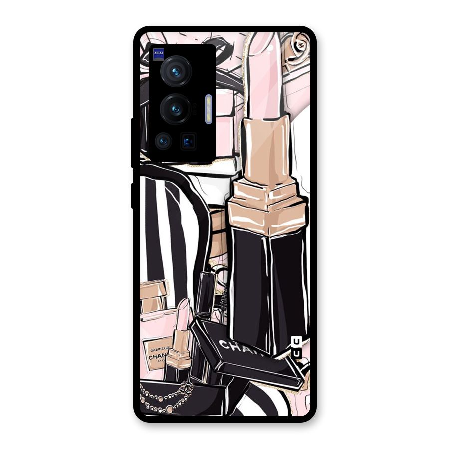 Class Girl Design Glass Back Case for Vivo X70 Pro
