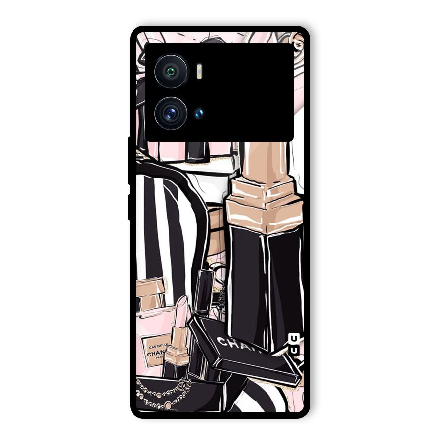 Class Girl Design Glass Back Case for Vivo iQOO 9 Pro