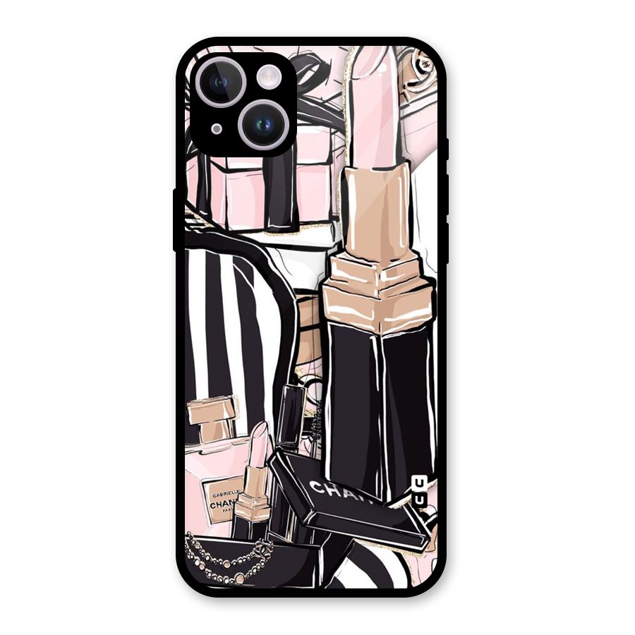 Class Girl Design Glass Back Case for iPhone 14 Plus