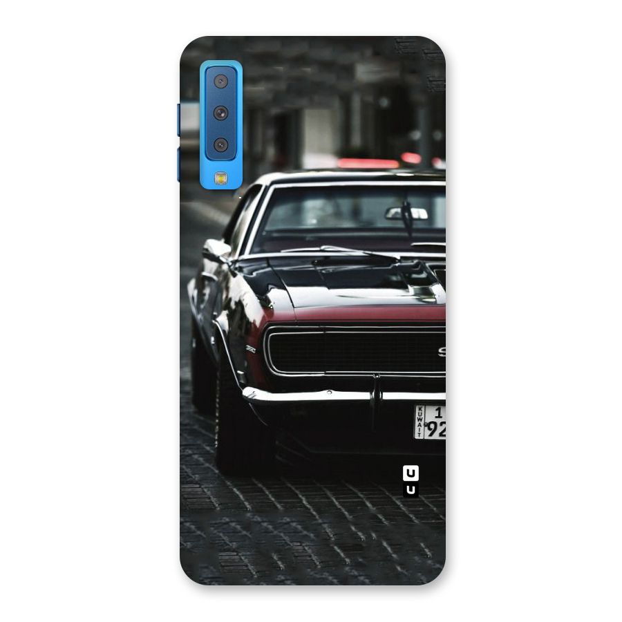 Class Vintage Car Back Case for Galaxy A7 (2018)