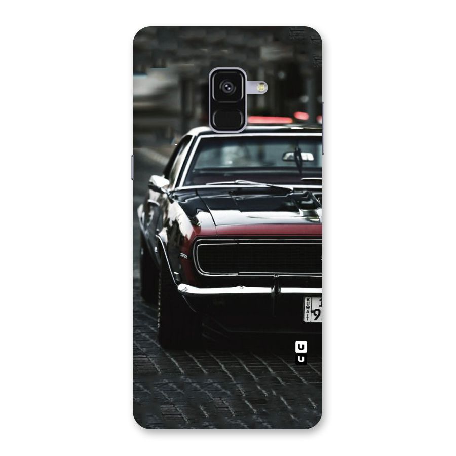 Class Vintage Car Back Case for Galaxy A8 Plus