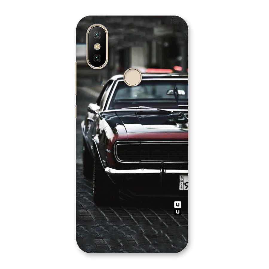 Class Vintage Car Back Case for Mi A2