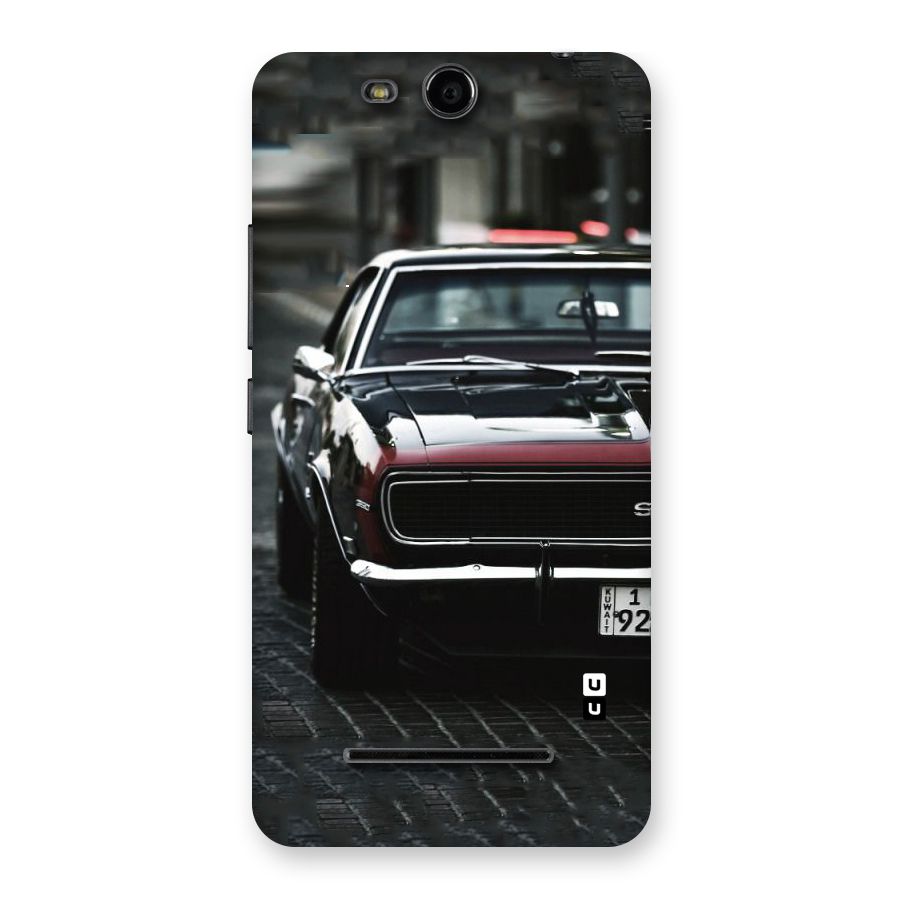 Class Vintage Car Back Case for Micromax Canvas Juice 3 Q392