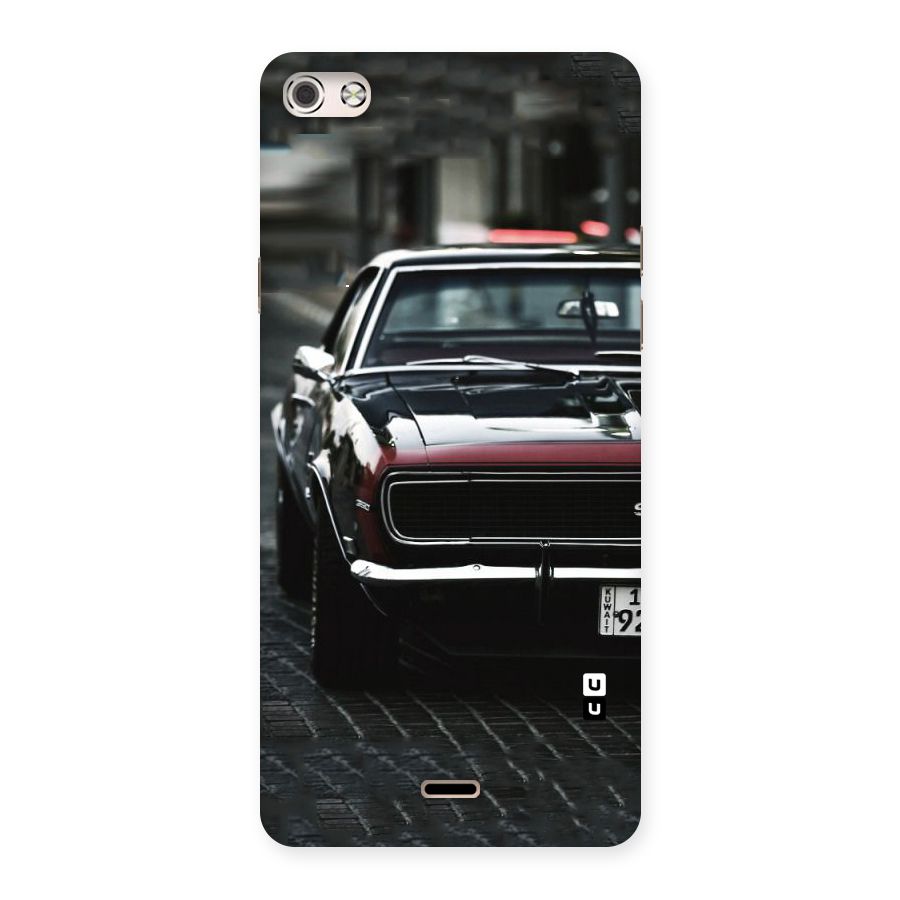 Class Vintage Car Back Case for Micromax Canvas Silver 5