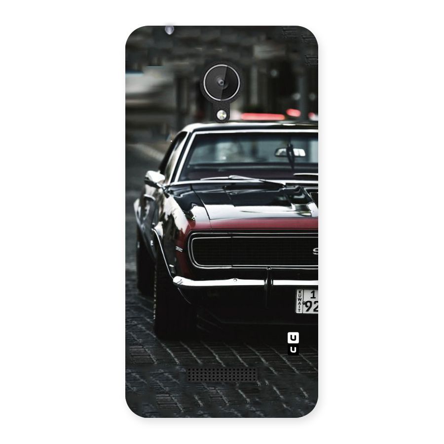 Class Vintage Car Back Case for Micromax Canvas Spark Q380