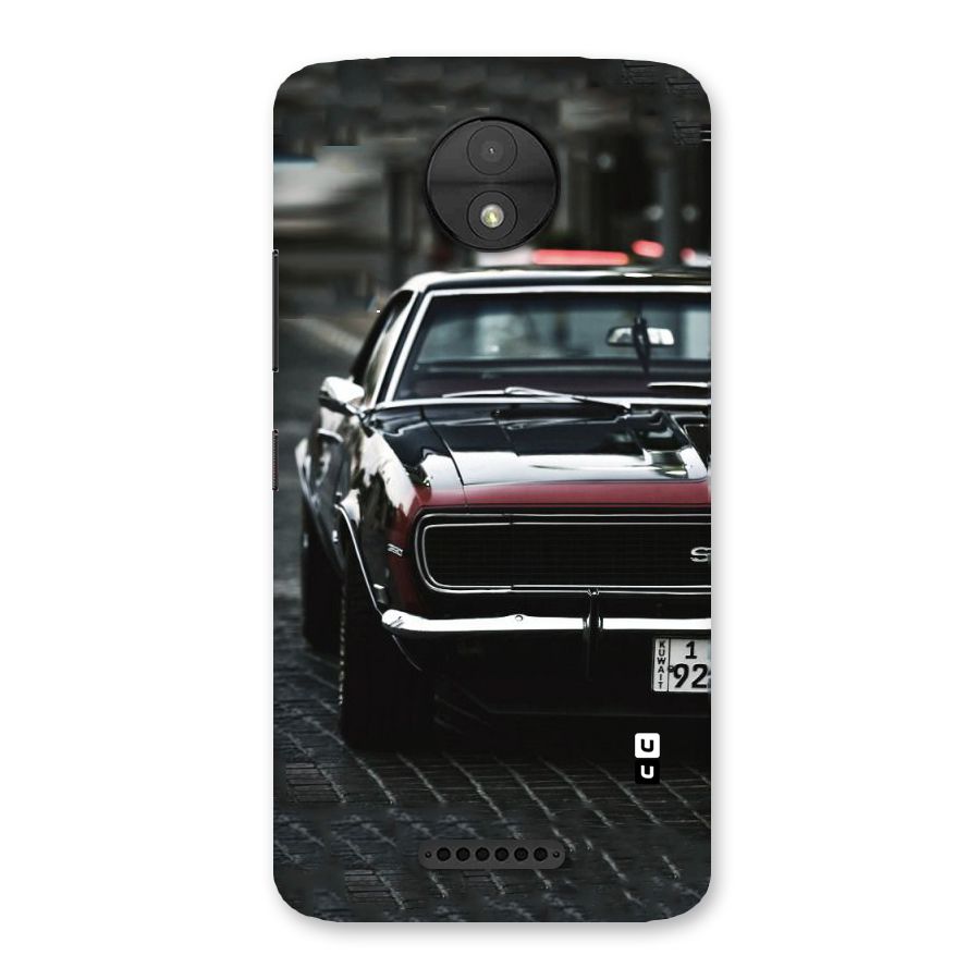 Class Vintage Car Back Case for Moto C