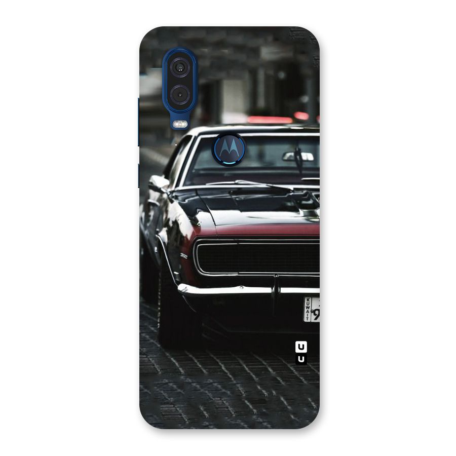 Class Vintage Car Back Case for Motorola One Vision
