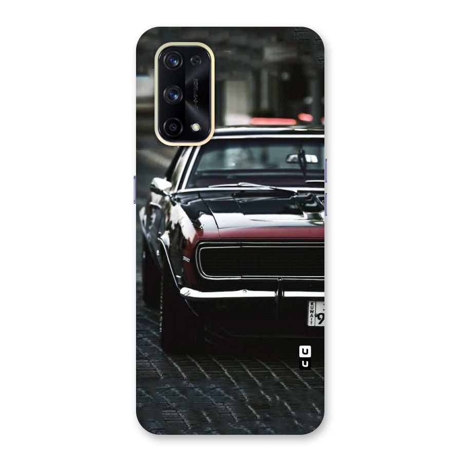 Class Vintage Car Glass Back Case for Realme X7 Pro