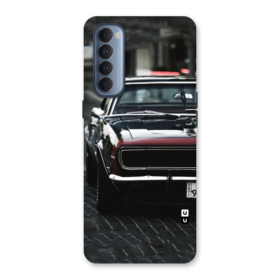 Class Vintage Car Back Case for Reno4 Pro