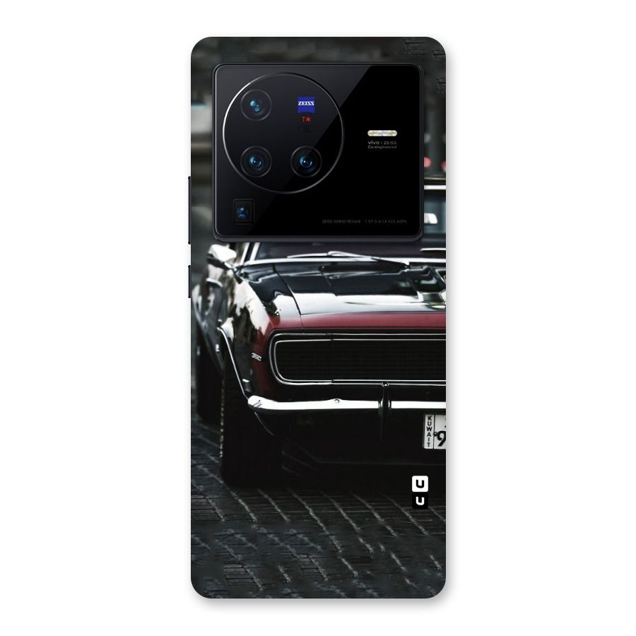 Class Vintage Car Back Case for Vivo X80 Pro