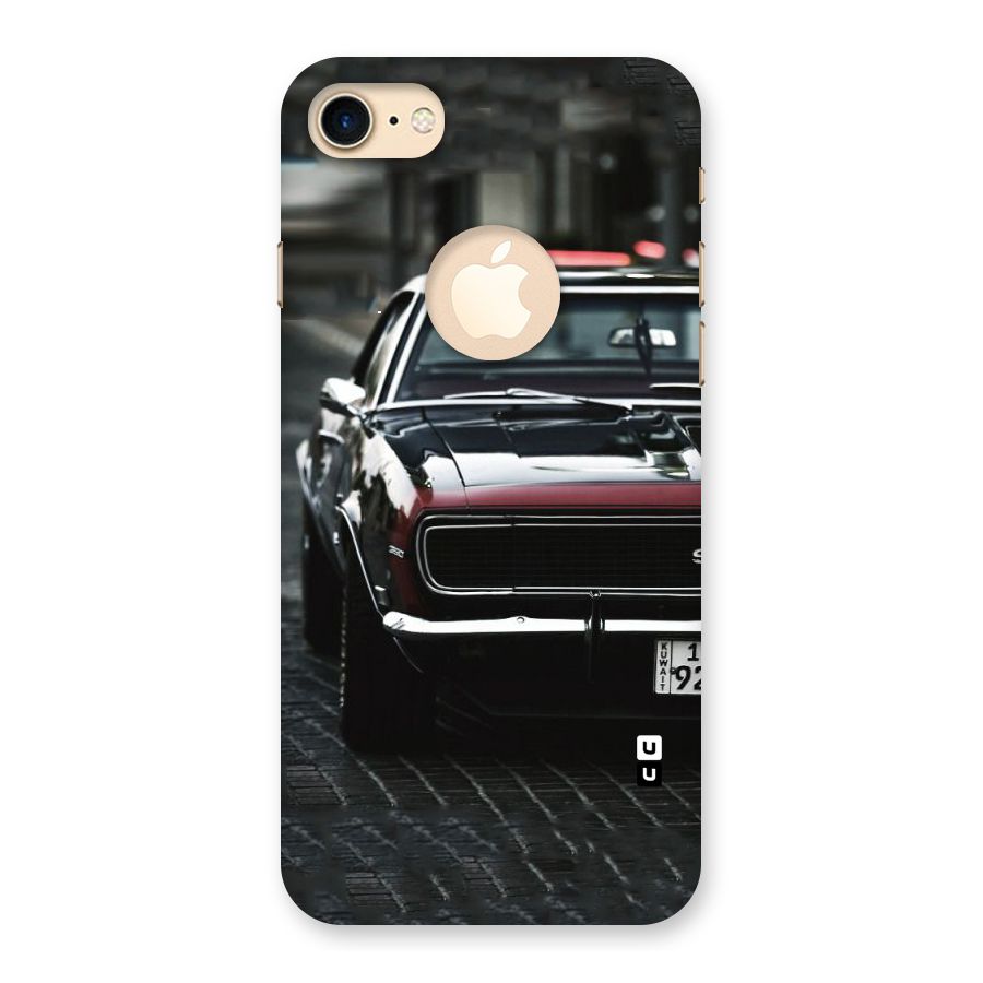 Class Vintage Car Back Case for iPhone 7 Logo Cut