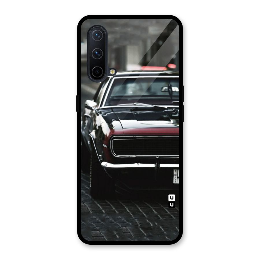 Class Vintage Car Glass Back Case for OnePlus Nord CE 5G