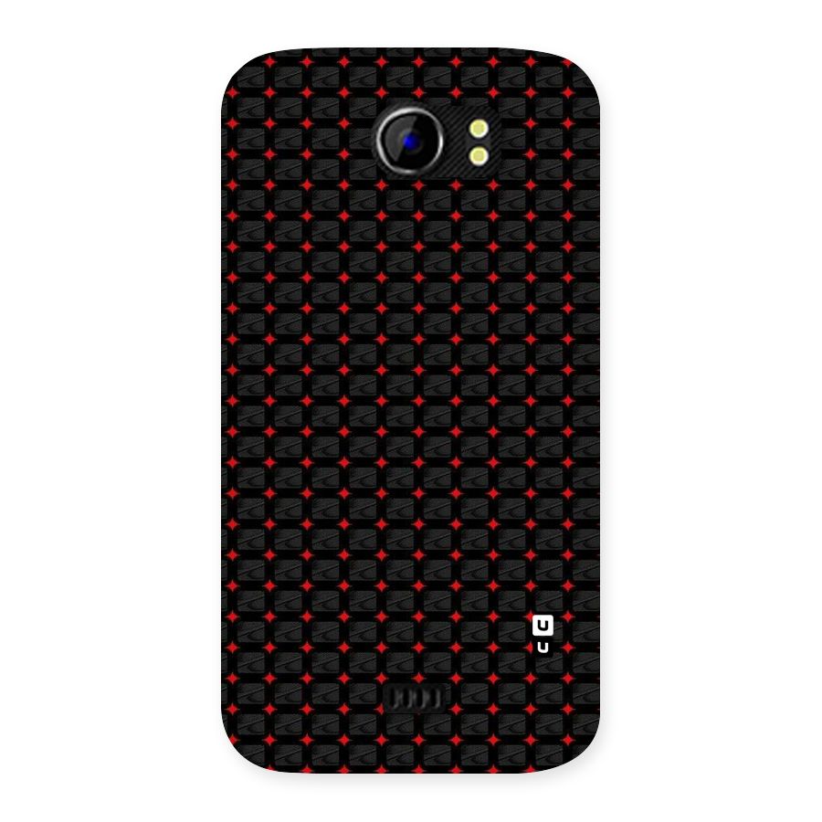 Class With Polka Back Case for Micromax Canvas 2 A110