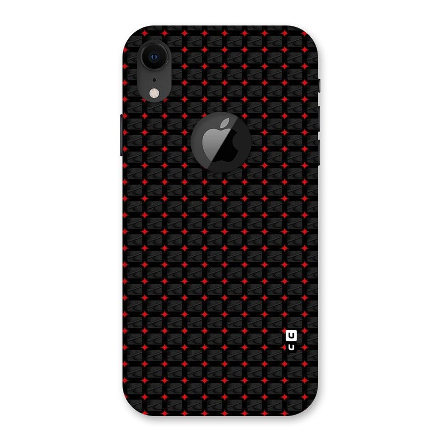 Class With Polka Back Case for iPhone XR Logo Cut