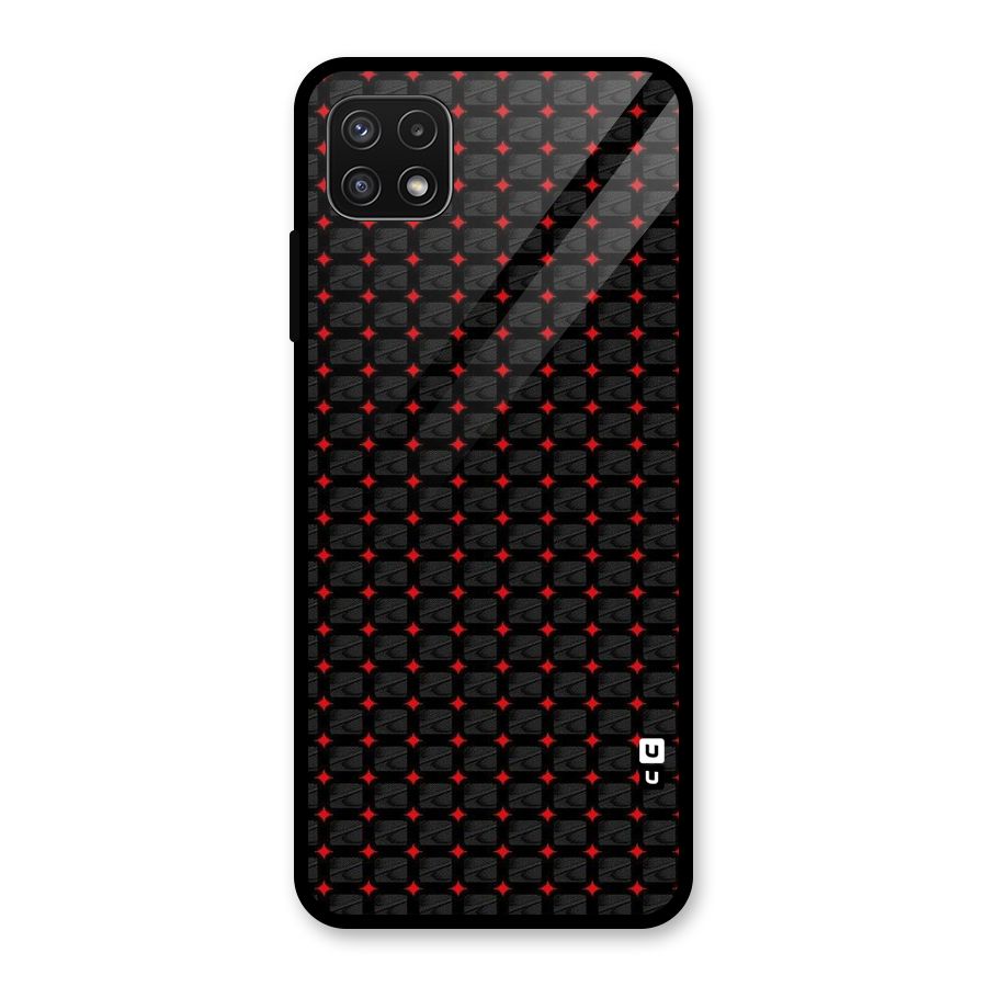 Class With Polka Glass Back Case for Galaxy A22 5G