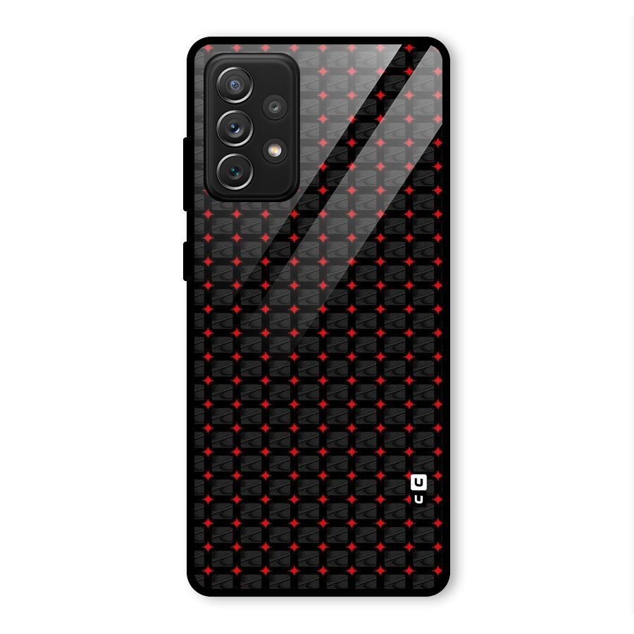 Class With Polka Glass Back Case for Galaxy A72