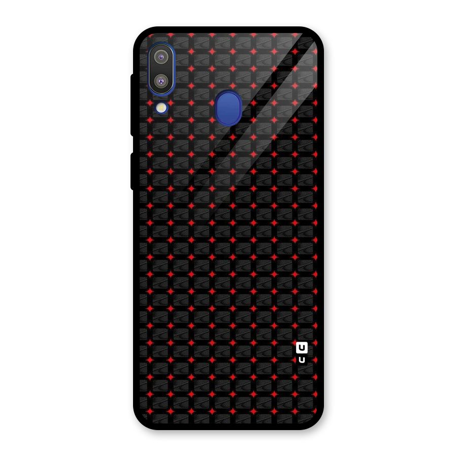 Class With Polka Glass Back Case for Galaxy M20